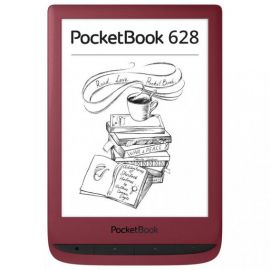 Фото PocketBook 628 Touch Lux 5 Ruby Red (PB628-R-CIS) от магазина Manzana