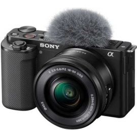 Фото Sony ZV-E10 kit (16-50mm) Black (ILCZVE10LB.CEC) от магазина Manzana