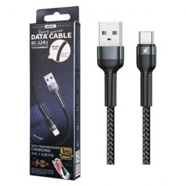 ФотоКабель USB Veron CS06 Silicon Cable Type C 1m Black від магазину Manzana.ua