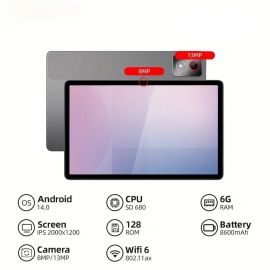 Фото Lenovo Tab K11 Plus 6/128GB WiFi Luna Grey (ZADV0001CN) от магазина Manzana