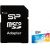 ФотоSilicon Power 64 GB microSDXC Class 10 UHS-I Elite Color + SD adapter SP064GBSTXBU1V20-SP від магазину Manzana.ua