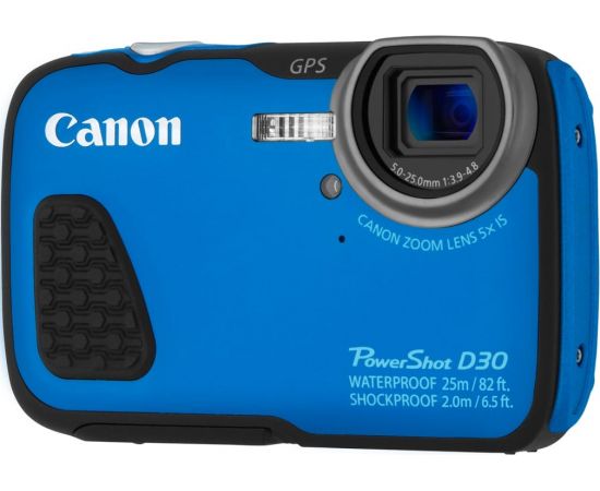 Фото Canon PowerShot D30 Blue, изображение 2 от магазина Manzana