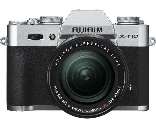 ФотоFujifilm X-T10 kit (18-55mm f/2.8-4.0 R) Silver від магазину Manzana.ua
