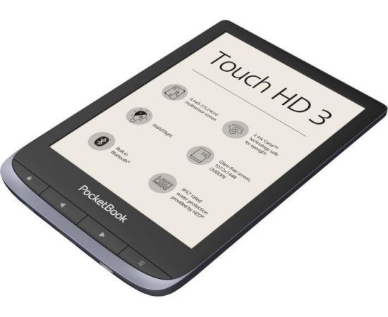 ФотоPocketBook 632 Touch HD 3 Metallic Gray (PB632-J-WW), зображення 2 від магазину Manzana.ua