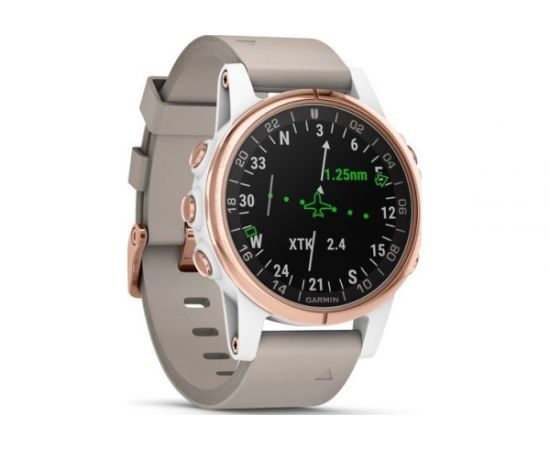 Фото Garmin D2 Delta S Aviator Watch with Beige Leather Band (010-01987-30), изображение 2 от магазина Manzana