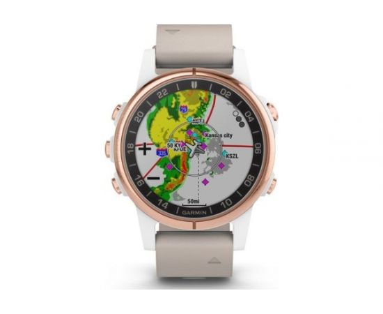 Фото Garmin D2 Delta S Aviator Watch with Beige Leather Band (010-01987-30), изображение 4 от магазина Manzana