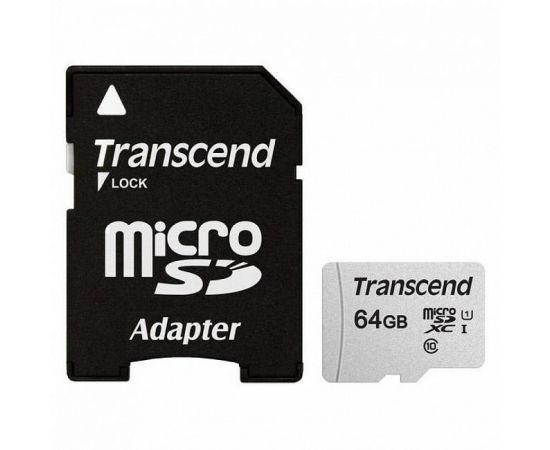 Фото Transcend microSDXC 64GB Class 10 + adapter от магазина Manzana
