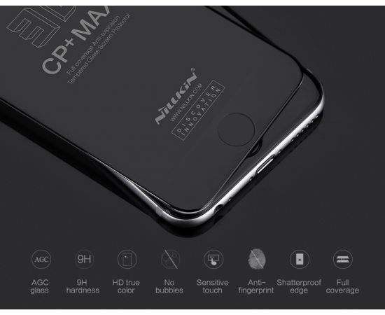 ФотоNillkin Anti-Explosion Glass Screen (CP+) Apple iPhone 6 (4.7'') (black), зображення 2 від магазину Manzana.ua