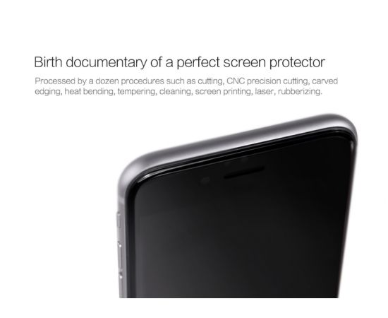 ФотоNillkin Anti-Explosion Glass Screen (CP+) Apple iPhone 6 (4.7'') (black), зображення 5 від магазину Manzana.ua