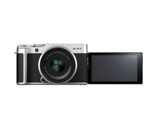 Фото Fujifilm X-A7 kit (15-45mm) Silver, изображение 3 от магазина Manzana