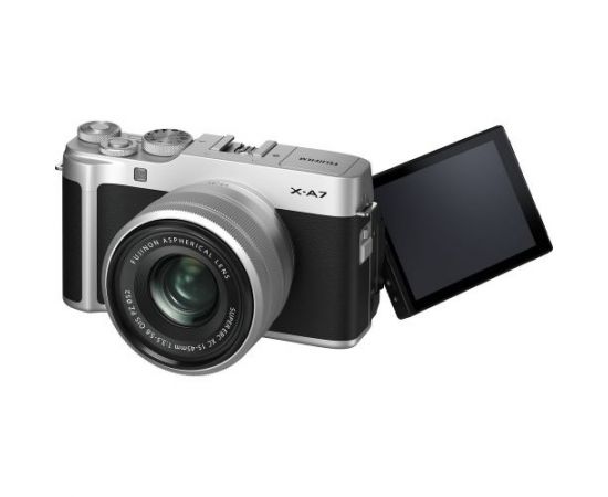 ФотоFujifilm X-A7 kit (15-45mm) Silver, зображення 5 від магазину Manzana.ua