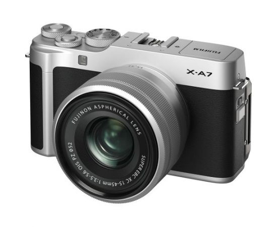 ФотоFujifilm X-A7 kit (15-45mm) Silver від магазину Manzana.ua