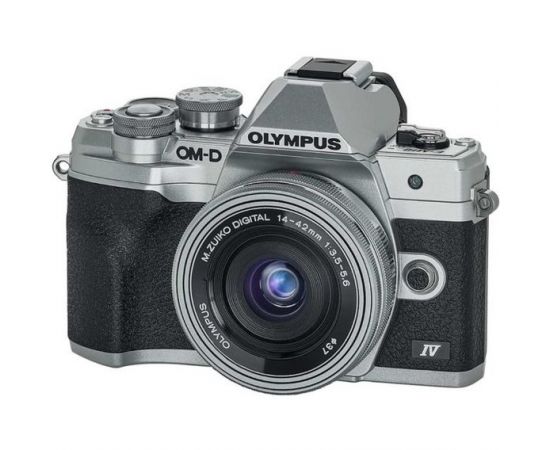 Фото Olympus OM-D E-M10 Mark IV kit (14-42mm) Silver от магазина Manzana