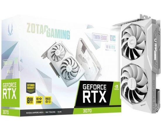 ФотоZotac GAMING GeForce RTX 3070 Twin Edge OC (ZT-A30700H-10P) White від магазину Manzana.ua