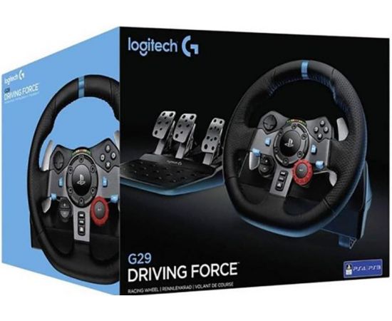 ФотоLogitech G29 Driving Force Racing Wheel (941-000110, 941-000112) + Logitech G Driving Force Shifter, зображення 9 від магазину Manzana.ua