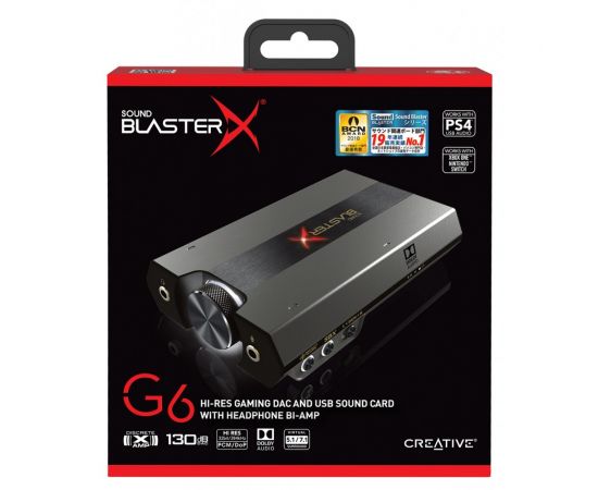 Фото Creative Sound BlasterX G6, изображение 6 от магазина Manzana