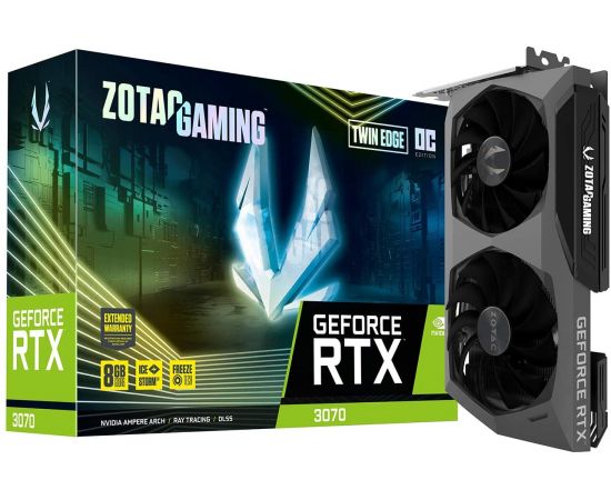 ФотоZotac GAMING GeForce RTX 3070 Twin Edge OC (ZT-A30700H-10P) від магазину Manzana.ua