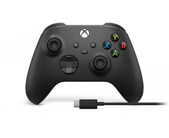 Фото Microsoft Xbox Series X | S Wireless Controller Carbon Black + USB Cable (XOA-0010, 1V8-00002) от магазина Manzana