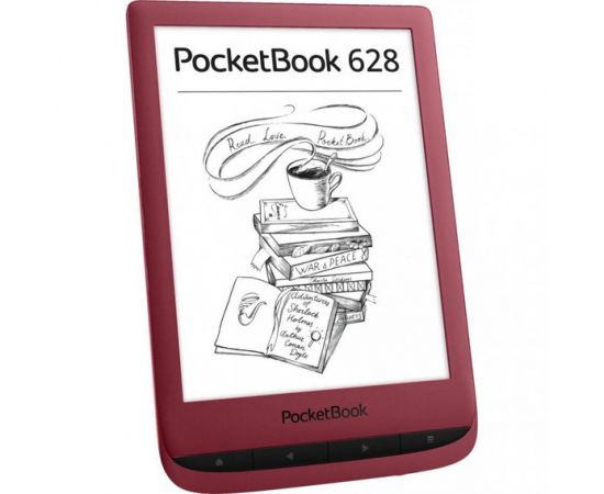 Фото PocketBook 628 Touch Lux 5 Ruby Red (PB628-R-CIS), изображение 3 от магазина Manzana