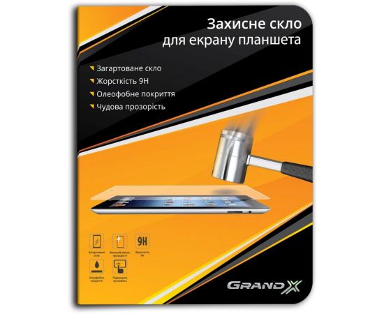 Фото Защитное стекло Grand-X для Lenovo Tab 3 730X, изображение 2 от магазина Manzana