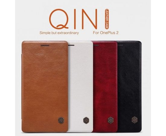 ФотоNillkin Qin Series OnePlus 2 (Black), зображення 3 від магазину Manzana.ua