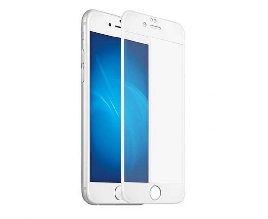 Фото ROCK Perfect Full Tempered (2.5D) 0.3 mm Glass для Apple iPhone 6/6s plus (5.5'') (White) от магазина Manzana