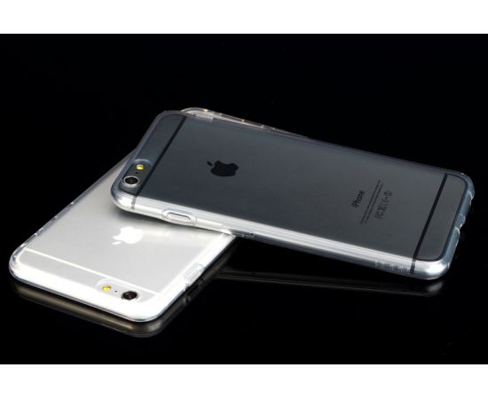 ФотоROCK Slim Jacket Apple iPhone 6/6s plus (5.5'') (Transparent black), зображення 4 від магазину Manzana.ua