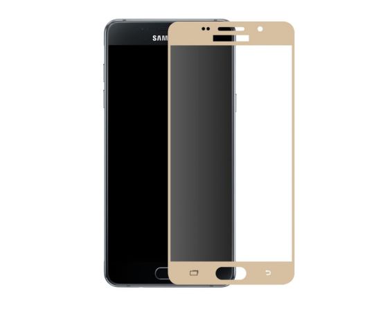 Фото Tempered Glass для телефонов  Samsung A7 Цвет: Золото от магазина Manzana
