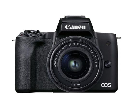 Фото Canon EOS M50 Mark II kit (15-45mm) IS STM Black (4728C043), изображение 2 от магазина Manzana