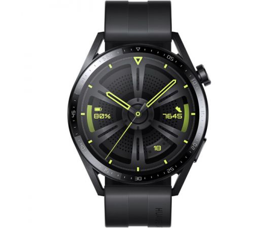 Фото HUAWEI Watch GT 3 46mm Black (55026956) + ПЛЁНКА, изображение 2 от магазина Manzana