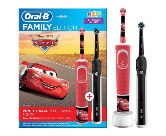 ФотоOral-B D100.413.2K Star Wars + Kids Cars (D100.410.2K) Family Edition, зображення 3 від магазину Manzana.ua