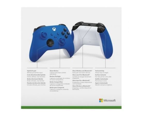 ФотоMicrosoft Xbox Series X | S Wireless Controller Shock Blue (QAU-00002), зображення 5 від магазину Manzana.ua