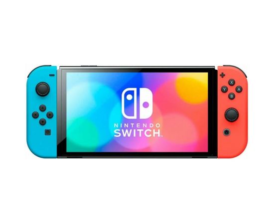 Фото Nintendo Switch OLED with Neon Blue and Neon Red Joy-Con, изображение 3 от магазина Manzana