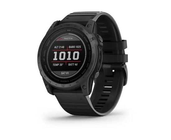 ФотоGarmin Tactix 7 – Standard Edition Premium Tactical GPS Watch with Silicone Band (010-02704-00/01) від магазину Manzana.ua