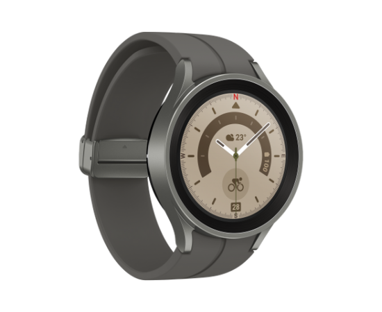 ФотоSamsung Galaxy Watch5 Pro 45mm Gray Titanium (SM-R920NZTA), зображення 5 від магазину Manzana.ua