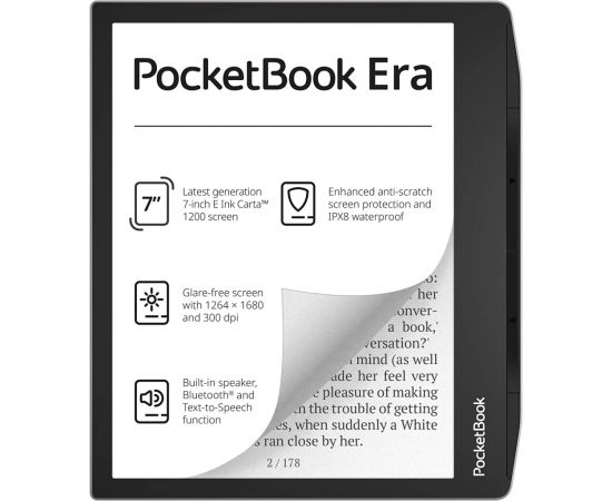 Фото PocketBook 700 Era Stardust Silver (PB700-U-16-WW) от магазина Manzana