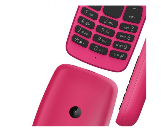 ФотоNokia 110 Dual Sim 2019 Pink (16NKLP01A01), зображення 3 від магазину Manzana.ua