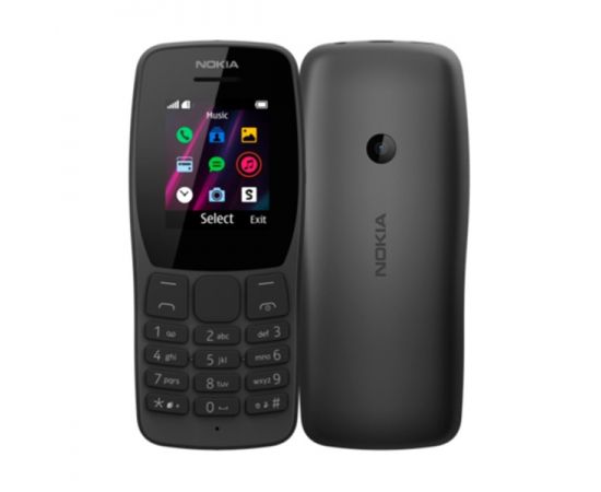 Фото Nokia 110 Dual Sim 2019 Black (16NKLB01A07), изображение 2 от магазина Manzana