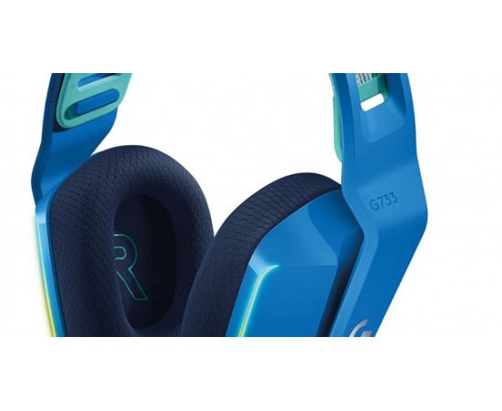 ФотоLogitech Lightspeed Wireless RGB Gaming Headset G733 Blue (981-000943), зображення 3 від магазину Manzana.ua