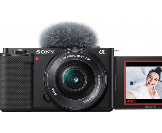 Фото Sony ZV-E10 kit (16-50mm) Black (ILCZVE10LB.CEC), изображение 4 от магазина Manzana