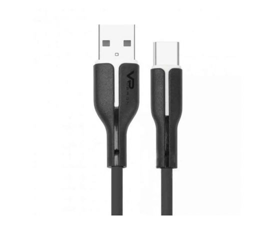ФотоКабель USB Veron CS06 Silicon Cable Type C 1m Black, зображення 3 від магазину Manzana.ua