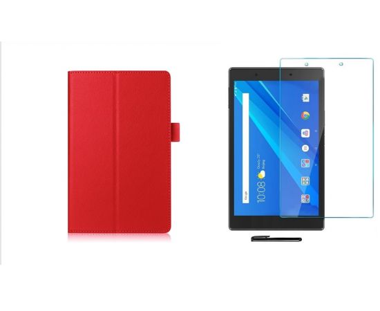 ФотоЧехол для Lenovo Tab 4 8 Red (плёнка и стилус в комплекте), зображення 4 від магазину Manzana.ua