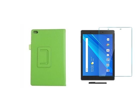 Фото Чехол для Lenovo Tab 4 8 Green (плёнка и стилус в комплекте) от магазина Manzana