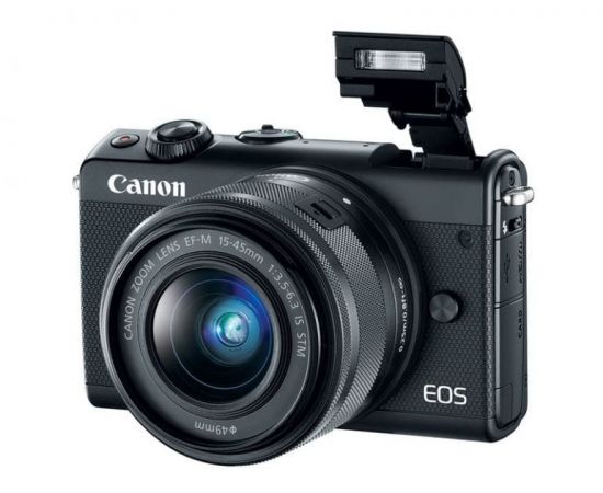 Фото Canon EOS M100 kit (15-45mm) IS STM Black, изображение 2 от магазина Manzana