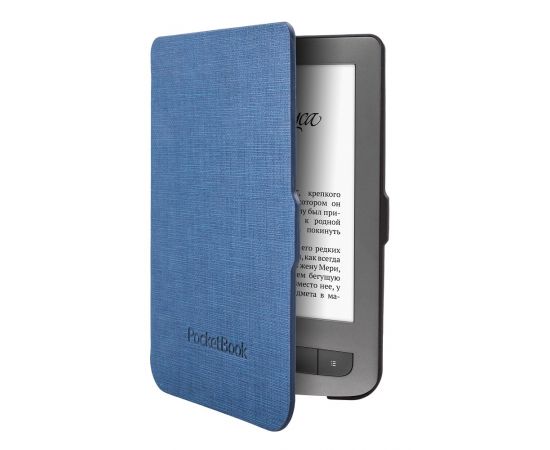 ФотоОбложка PocketBook Shell Muffled blue/black (JPB626(2)-BM-P) для 614/624/625/626, зображення 2 від магазину Manzana.ua
