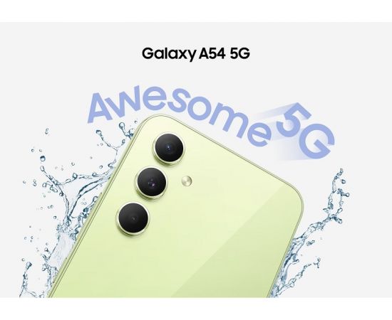 Фото Samsung Galaxy A54 5G 6/128GB Awesome Lime (SM-A546ELGA), изображение 3 от магазина Manzana