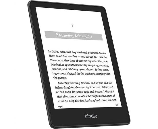 Фото Amazon Kindle Paperwhite 11th Gen. 8GB Black, изображение 2 от магазина Manzana