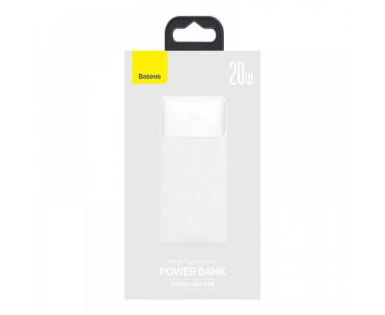 Фото Baseus Bipow Digital Display 30000mAh 20W White (PPDML-N02) от магазина Manzana