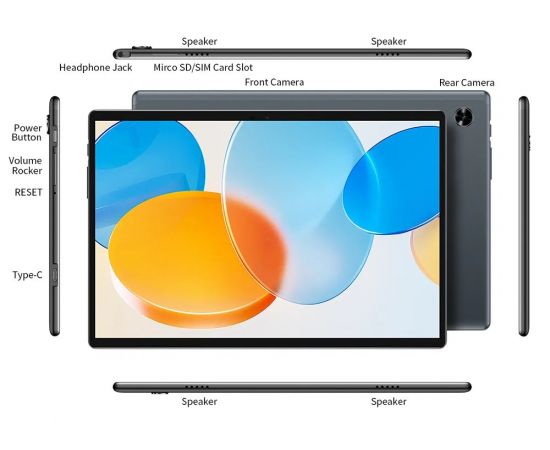 Фото Teclast M40 Pro 6/128GB 4G Black (TLA007P/TL-102707), изображение 3 от магазина Manzana