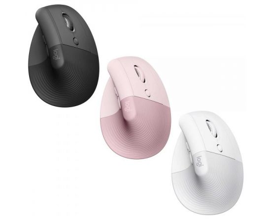 ФотоLogitech Lift Vertical Ergonomic Mouse Graphite (910-006473), зображення 6 від магазину Manzana.ua